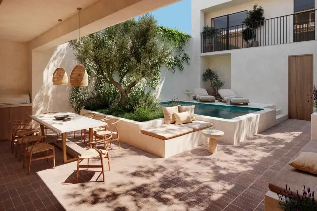 Luxury turnkey town house with guest apartment for sale in Pollensa, North Mallorca — photo 2