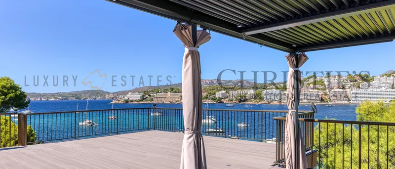 Exclusive penthouse in Santa Ponsa directly on the beach with panoramic views and direct access to the ocean — photo 9