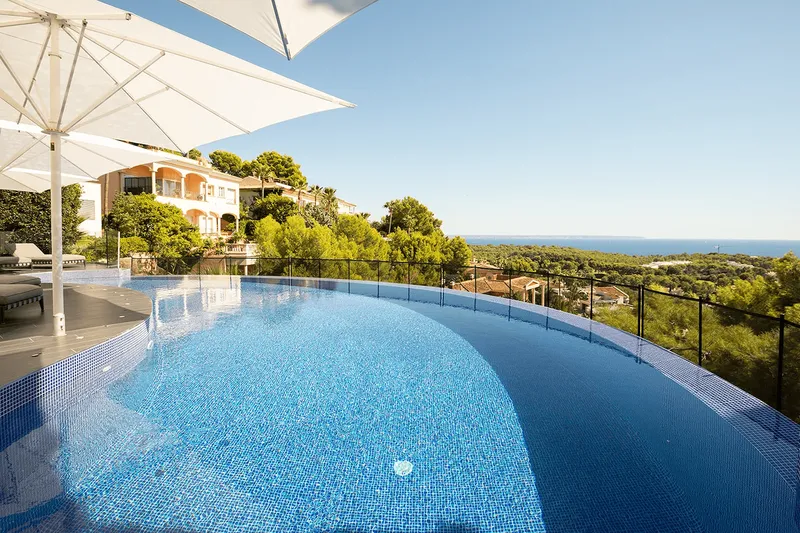 Mediterranean villa with pool and sea views in Bendinat — photo 1