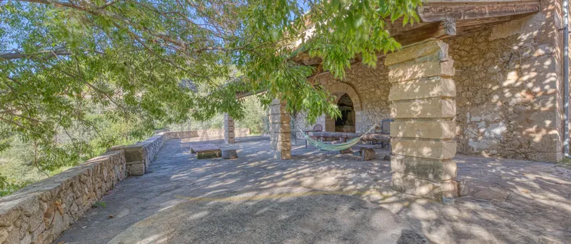 Charming rustic finca in Estellencs in the Tramuntana with partial sea views and olive grove — photo 4