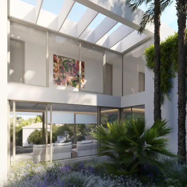 Fantastic new construction villa currently under construction in Portals Nous, enjoys wonderful sea views and — photo 8