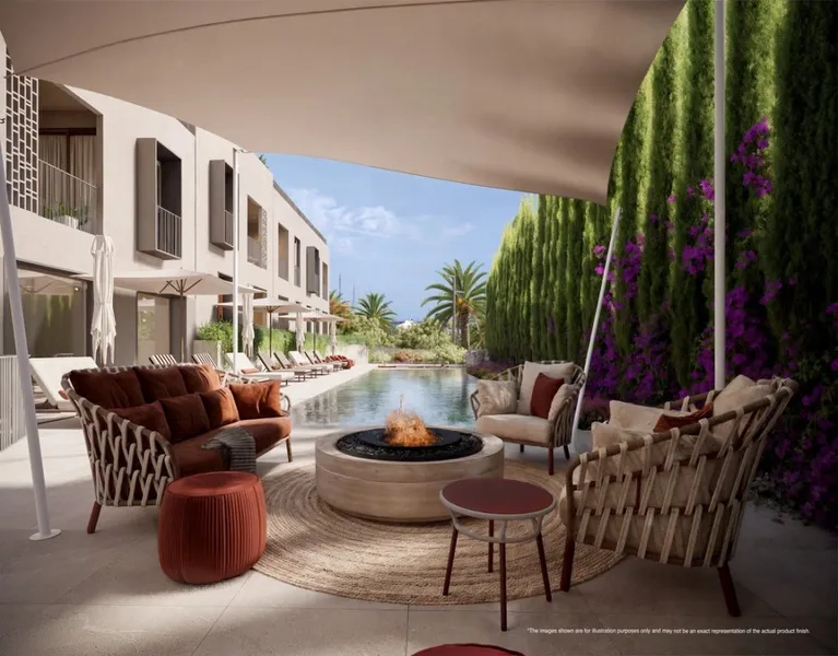 Apartment in Palma - communal pool with harbour view — photo 8