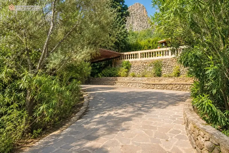In a privileged natural setting in Bunyola, surrounded by Mediterranean vegetation and mountains, we present this unique single-family home — photo 5
