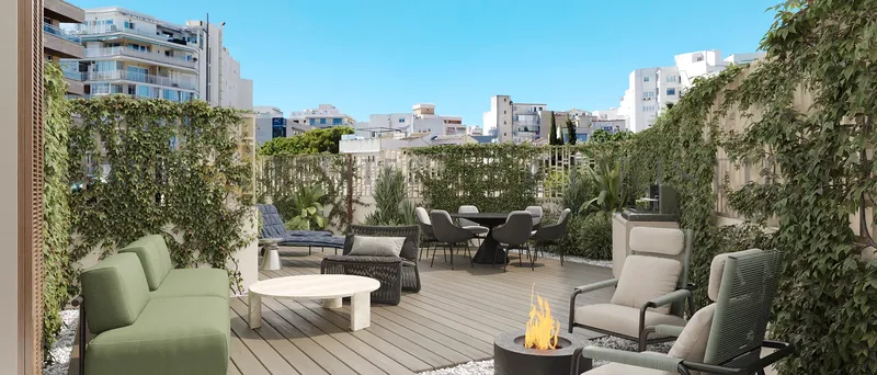 Luxury new build duplex apartment in Santa Catalina with garden and concierge service — photo 1