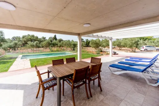 Muro, Mediterranean, bright natural stone finca with pool near Can Picafort — photo 2