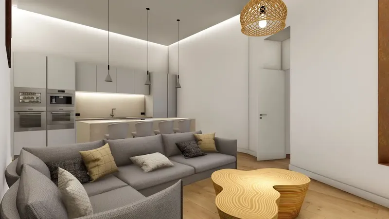 The images correspond to renders of the project — photo 5