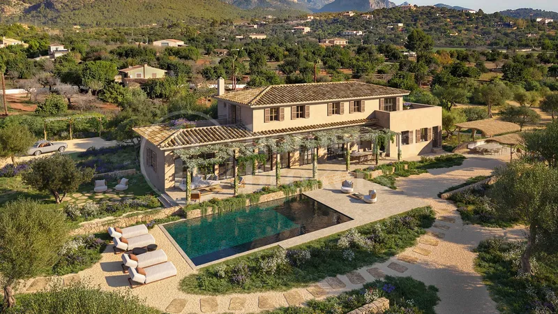 Finca Ca Na Serra - Beautiful finca under construction in Santa Maria — photo 1