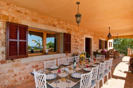 Santanyi, exclusive finca with sea view available for temporary rental in Santanyí — photo 5