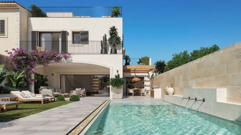 Sa Punta – Townhouse in Ses Salines with pool, roof terrace and 253 m² living space — photo 1