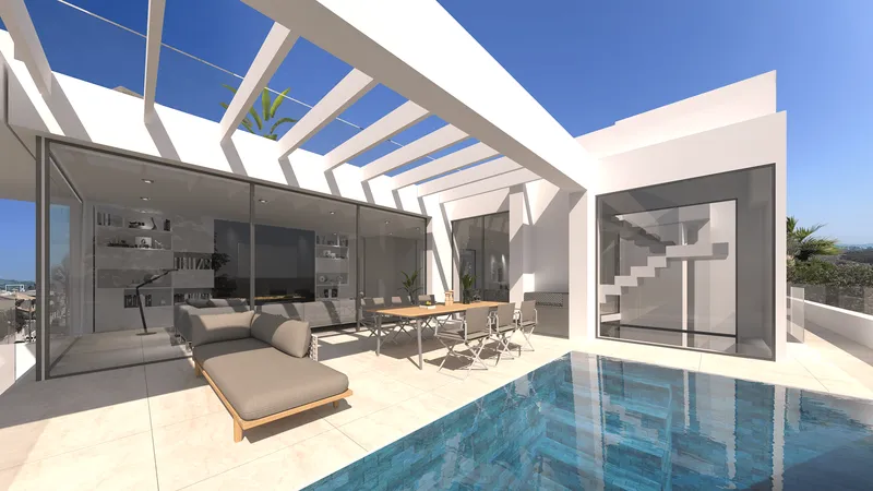 Modern villa with sea views in El Toro — photo 2
