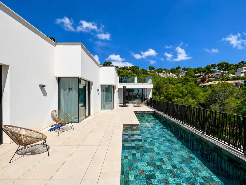 Luxurious modern villa with partial sea views in Costa d’en Blanes — photo 1