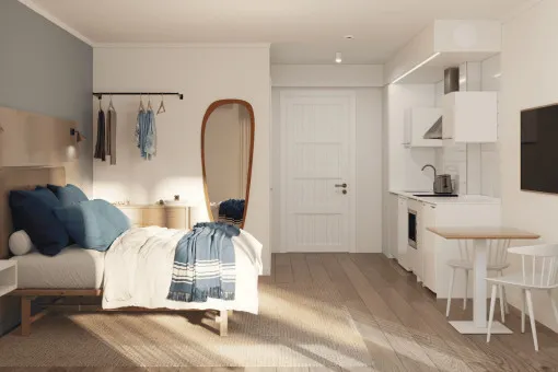 Portocolom, attractive 2-bedroom studio in new development in Portocolom — photo 4