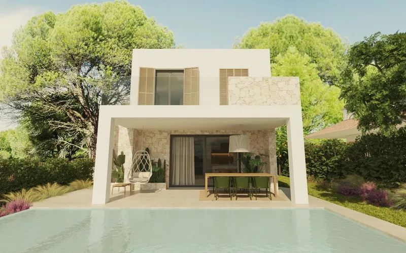 Modern newly built villa located 700 meters from the beach of Cala Santanyi — photo 10