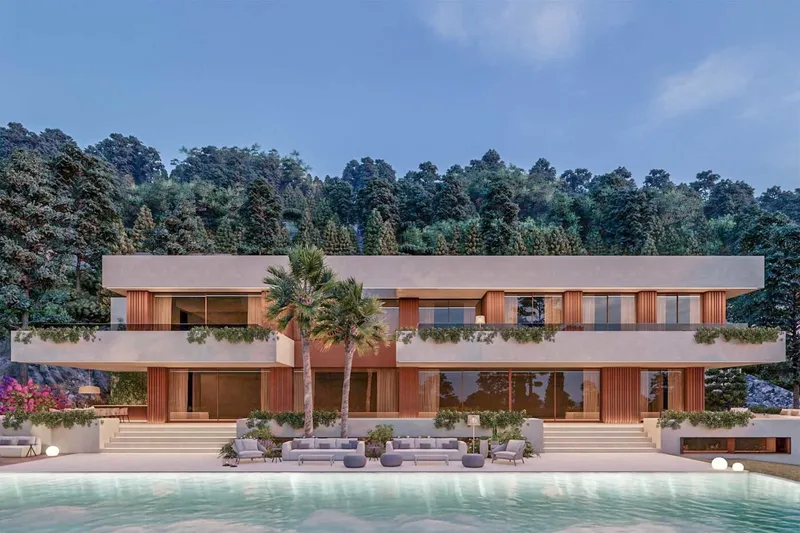 Impressive building plot with panoramic views and project for exclusive villa in Son Vida — photo 8