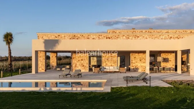 Spectacular new finca with views of all the green surroundings of Santanyí and close to beaches — photo 3