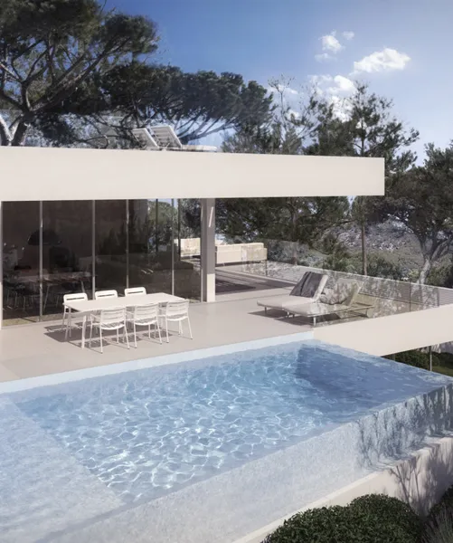 Plot with project and license, with sea views, in Camp de Mar — photo 2