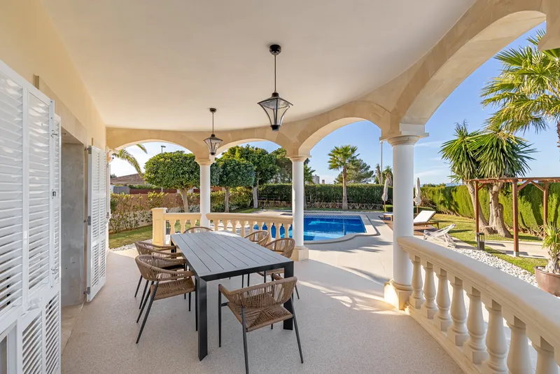 Villa in Sa Torre - View of the house with pool — photo 3