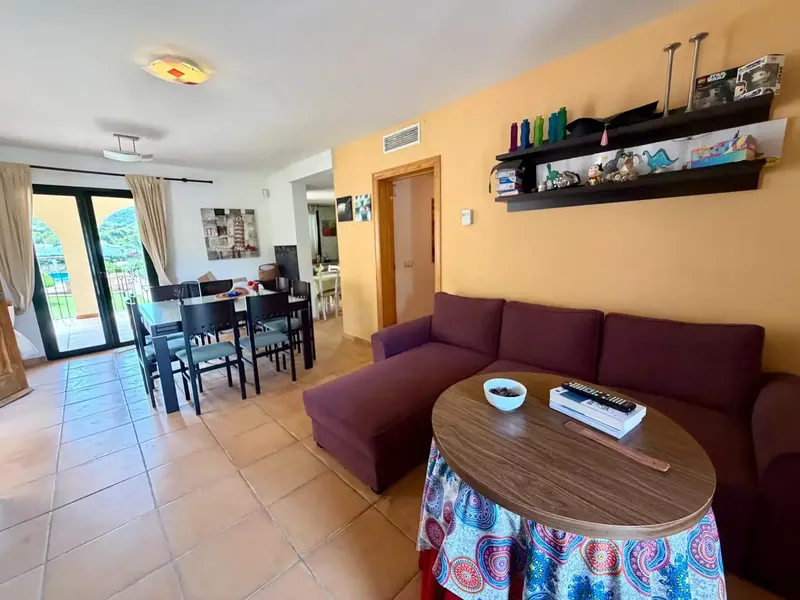 Located in a residential complex in Sant Elm, we find this cozy one-bedroom apartment with a large terrace and sea views. — photo 7