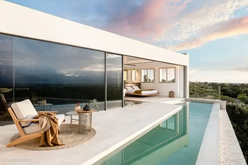 Spectacular modern and minimalist designer townhouse in the center of Costitx — photo 1