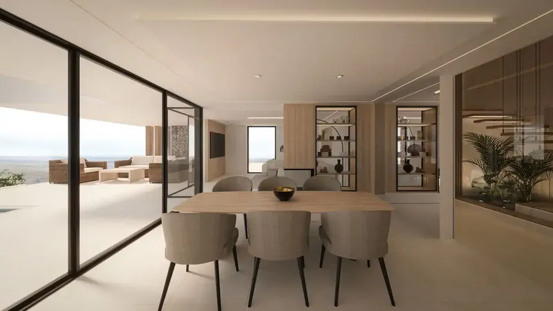 This newly built villa in Sa Font Seca impresses with its luxurious equipment and fantastic panoramic views of the bay of Palma — photo 4
