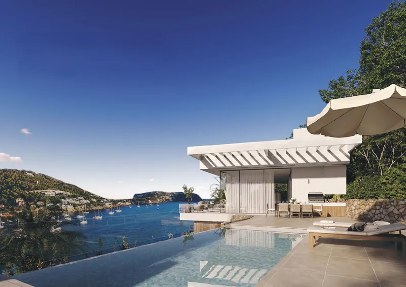 Luxurious new-build villa on the first line of the sea in Puerto Andratx — photo 1