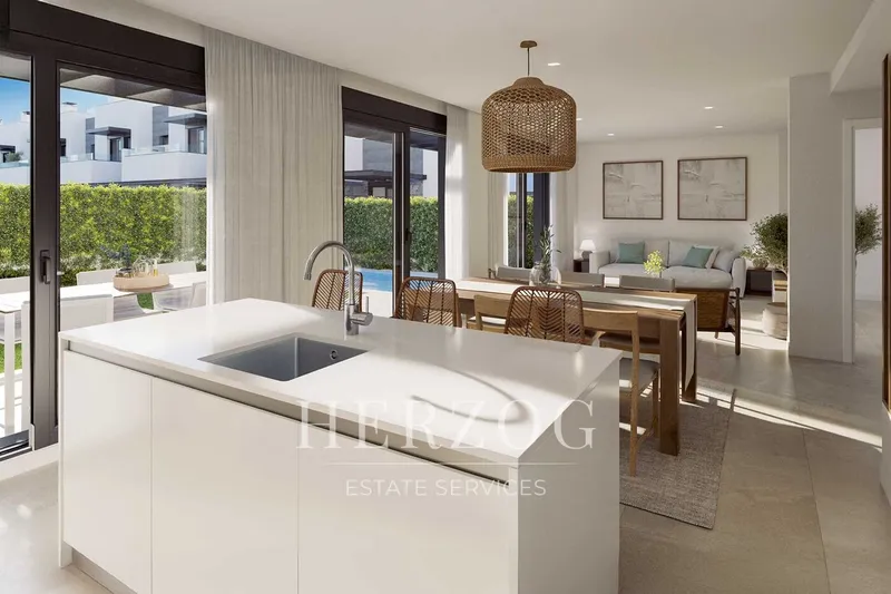 Exclusive terraced house in the south of Mallorca by the sea with pool – contemporary design — photo 6