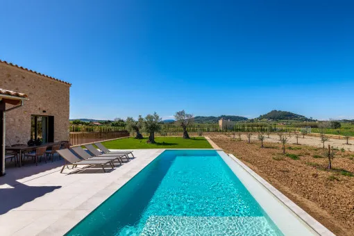 Sineu, new build finca in Sineu with panoramic views of the Tramuntana mountains — photo 4