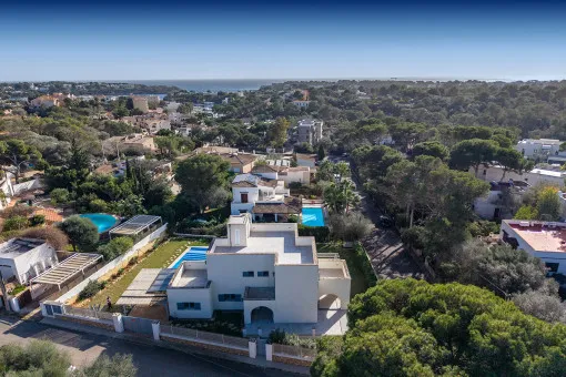 Porto Petro, modern newly built villa with pool near the port of Porto Petro — photo 1