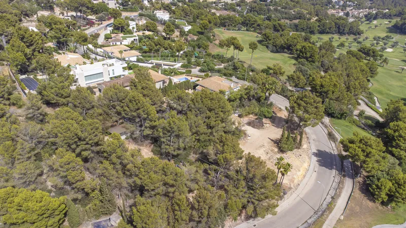 Magnificent plot in Bendinat Golf with sea views, privacy & building license — photo 3
