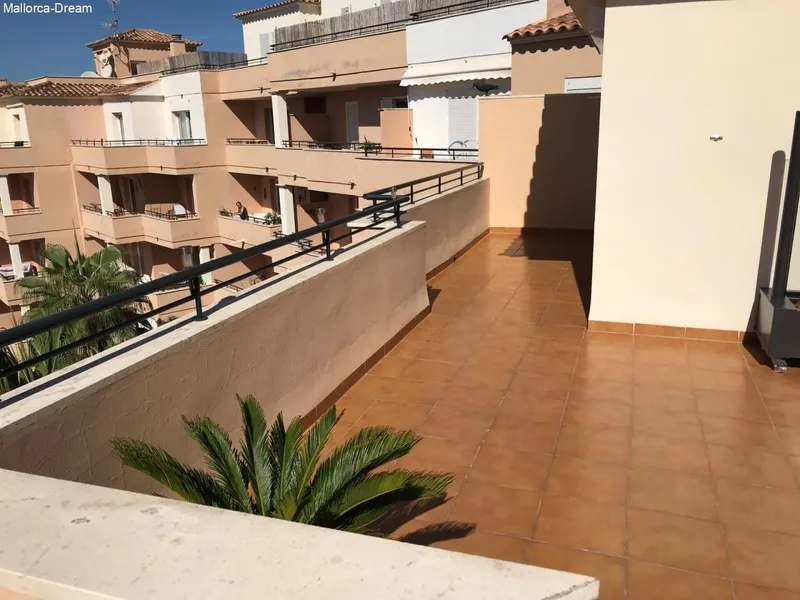 Sa Coma: Fantastic sunny penthouse with 60m2 XL terrace in Sa Coma — photo 11