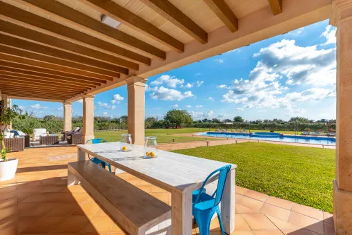 Llucmajor, exclusive natural stone finca with holiday rental license and pool near Llucmajor — photo 9