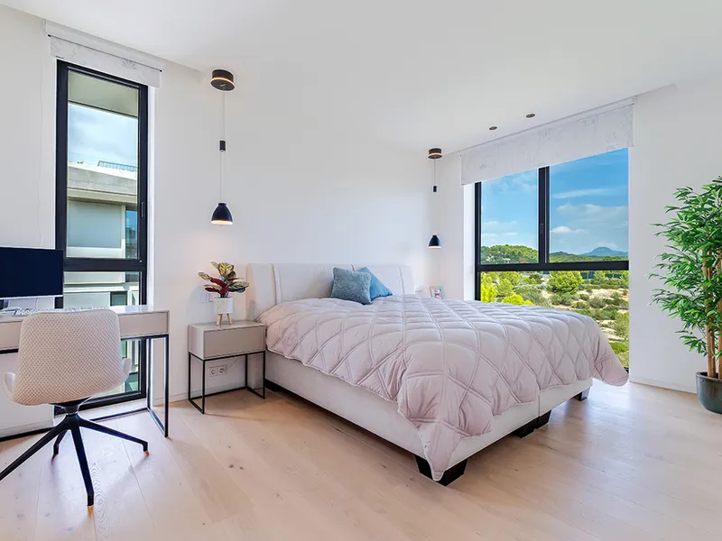 New build penthouse with sea view in Peguera — photo 6