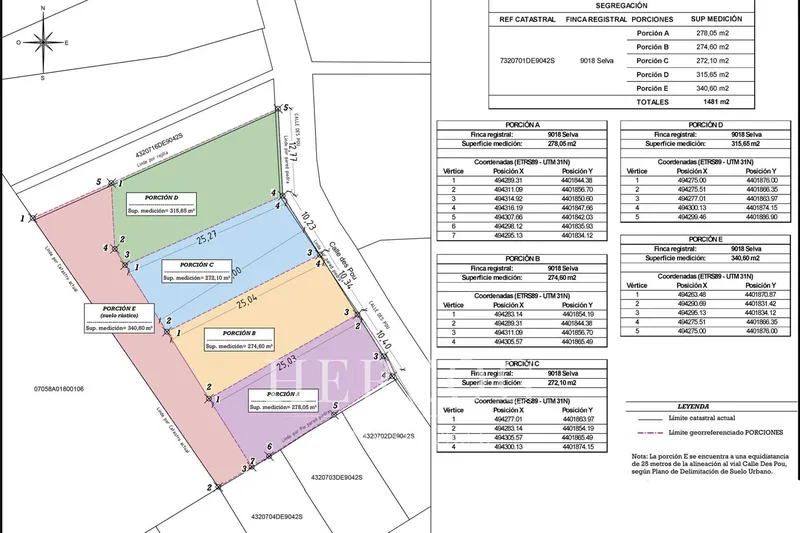Four urban building plots for sale in central Moscari — photo 8