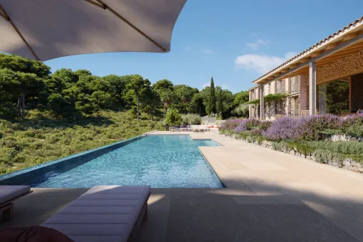 Santa Maria del Cami, new-build finca with views of the Tramuntana mountains and the sea near Santa Maria — photo 3