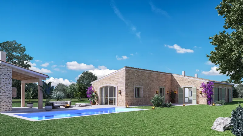 Peace and space: finca project between Campos and Sa Ràpita — photo 1