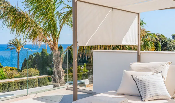 The beauty of simplicity - Design villa with sea views in Sol de Mallorca — photo 9
