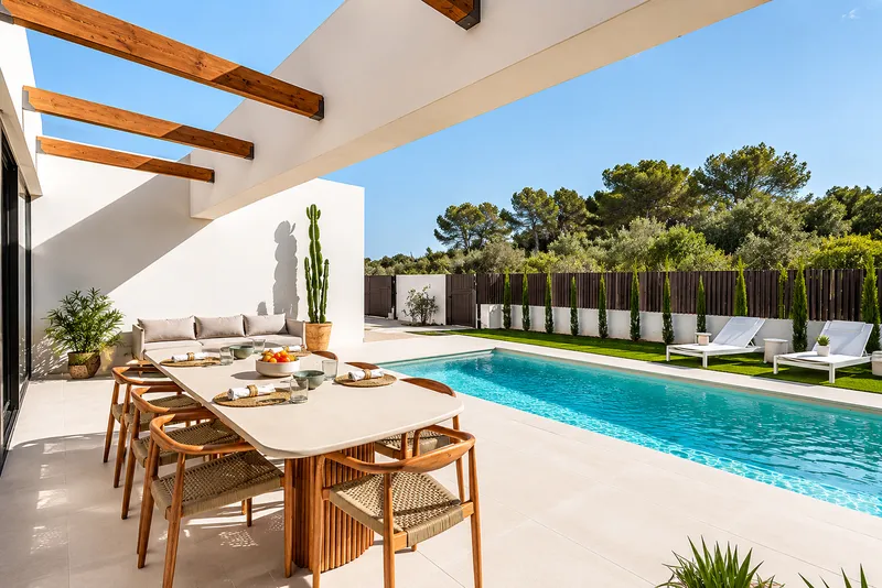 Modern luxury villa with views of the natural park in Cala Murada — photo 6