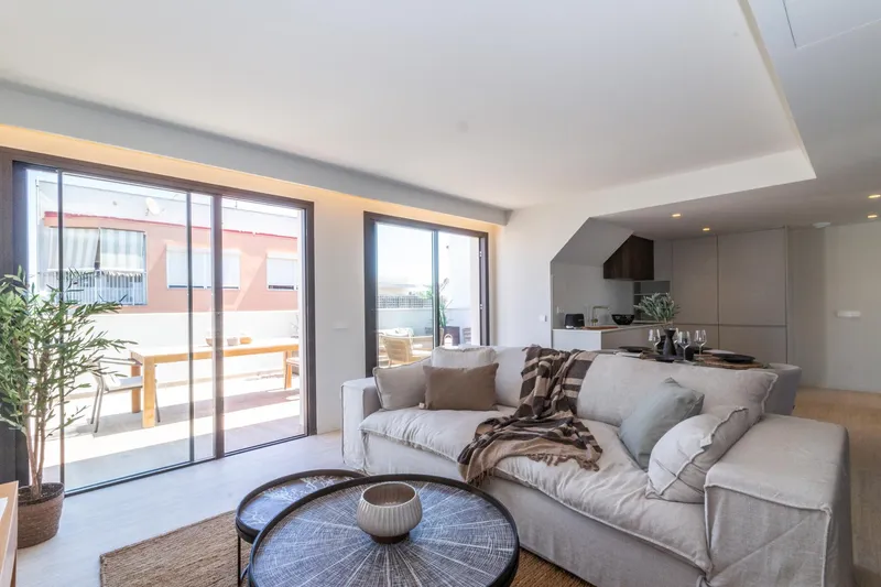 Newly built duplex penthouse with terrace and sea views in Portixol — photo 12