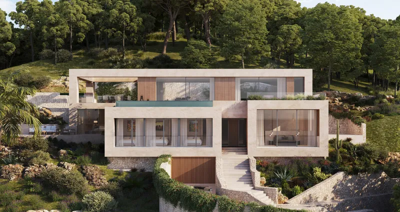 Modern designer villa of new construction with impressive sea views in Son Vida - Marcel Remus Real Estate — photo 2