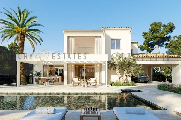 Completely renovated villa in Nova Santa Ponsa with partial sea views and vacation rental license — photo 1