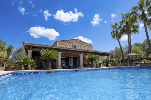 Campos, romantic natural stone finca with pool and holiday rental license between Santanyi and Campos — photo 6