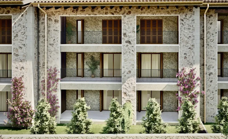 Project! Impressive apartment complex in quiet location of Bunyola, in the Tramuntana mountains — photo 11