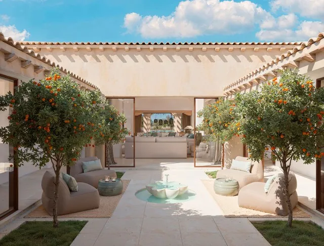 Elegant Ibizan-style finca for sale in Sant Llorenc, East Mallorca — photo 8