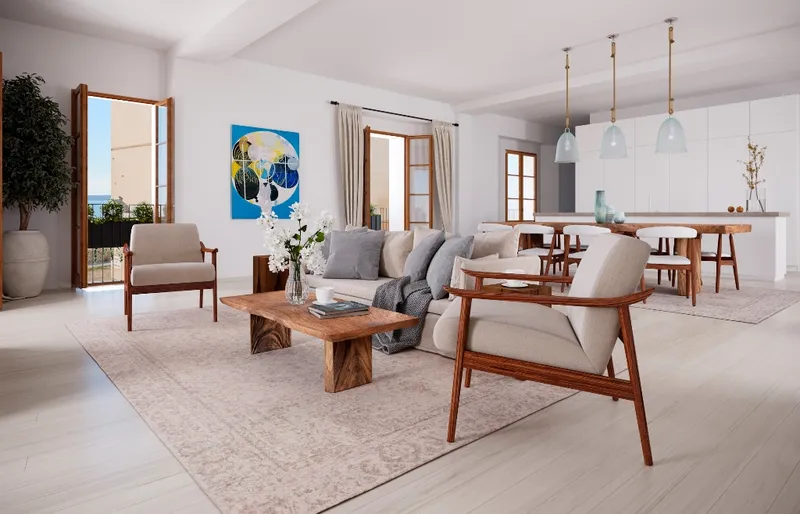 Brand new flat with 3 bedrooms, 2 bathrooms, balconies, lift. La Calatrava, Palma. — photo 1