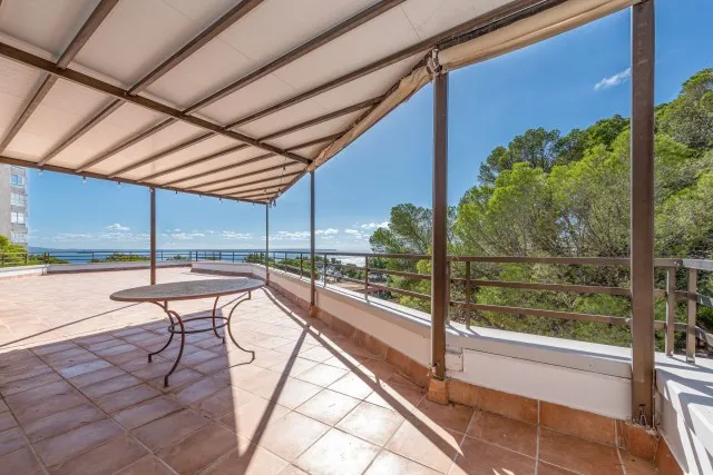 Exclusive sea view penthouse to refurbish for sale in Illetes, Southwest Mallorca — photo 12