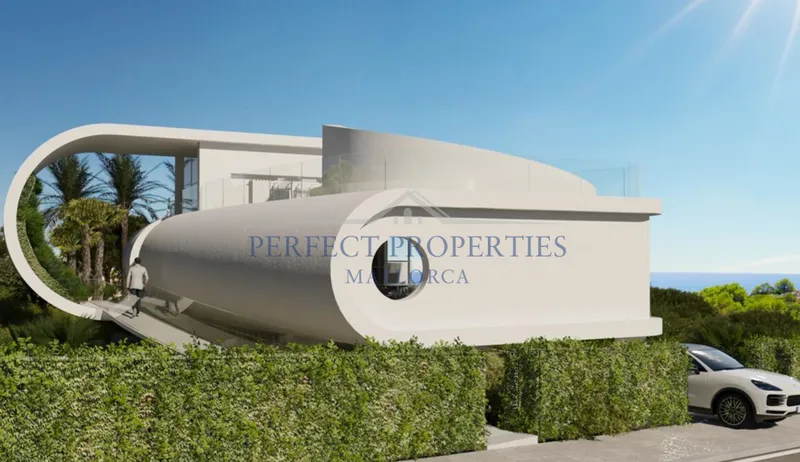 Spectacular architect villa in futuristic style in 1st sea line directly at Cala Murta — photo 6