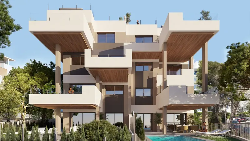 Ático de obra nueva con piscina en venta en Via dels Arquers 16 — photo 3