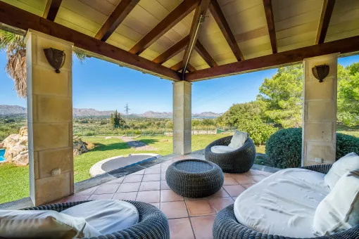 Alcudia: High-quality, large finca with sea views, pool, tennis court and holiday rental license in Alcudia — photo 4