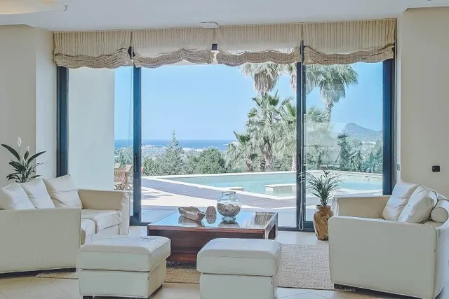 Secluded estate with sea views and holiday rental license for sale in Sant Agustí, Ibiza — photo 2