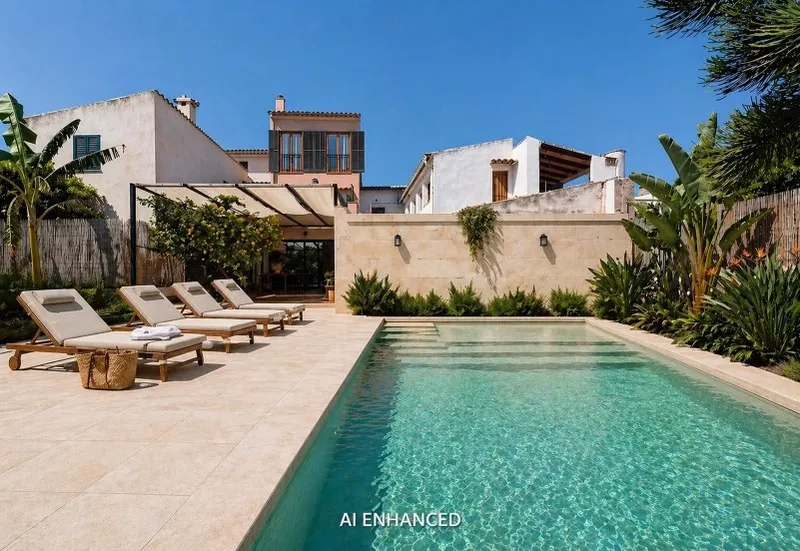 Charming townhouse with garden, garage and mountain views in a privileged location in Alaró — photo 1
